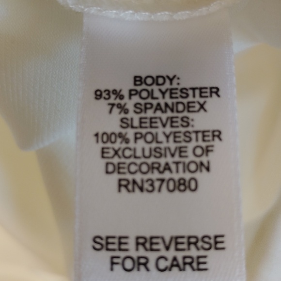 Cato White Blouse with Black Accents - Picture 10 of 10